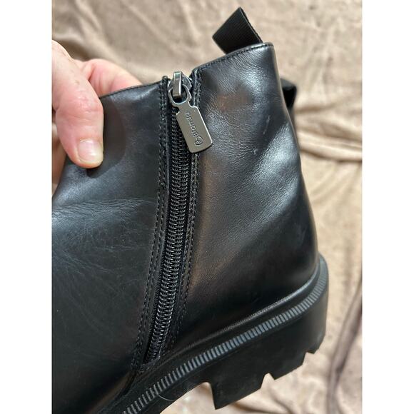 Blondi Chelsea Boot 10 Black Goth Punk Classic Waterproof - Picture 2 of 8